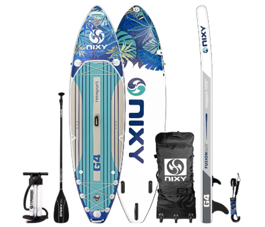NIXY Newport Paddle Board All Around Inflatable SUP 10'6" 