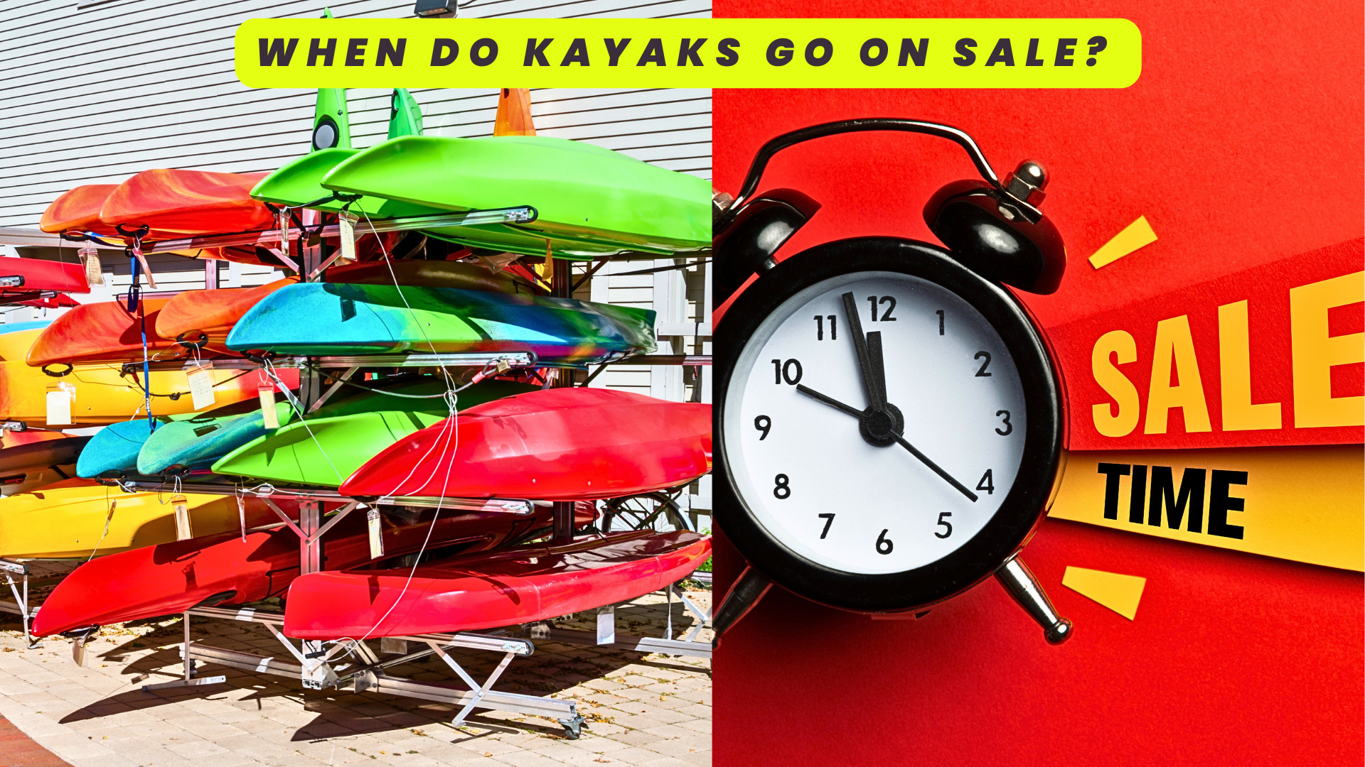 When Do Kayaks Go on Sale?