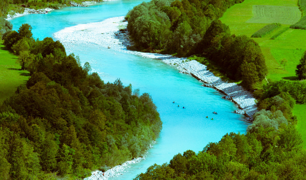 River Soča, Slovenia